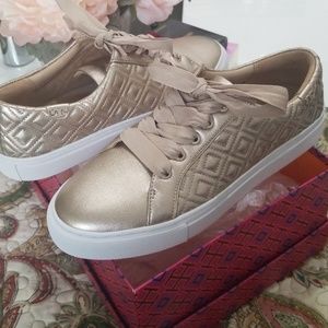 SOLD Tory Burch Marion Quilted sneakers ,size 8.5